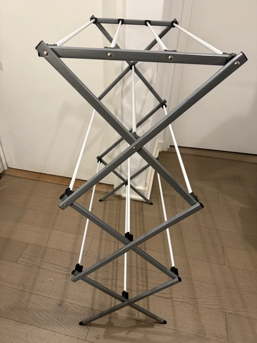 Honey-Can-Do Collapsible Steel Clothes Drying Rack, Gray image indicator(3)