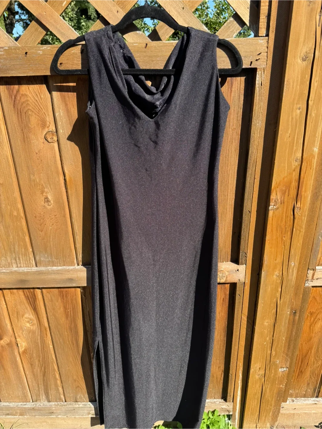 Black Cowl Neck Dress thumbnail