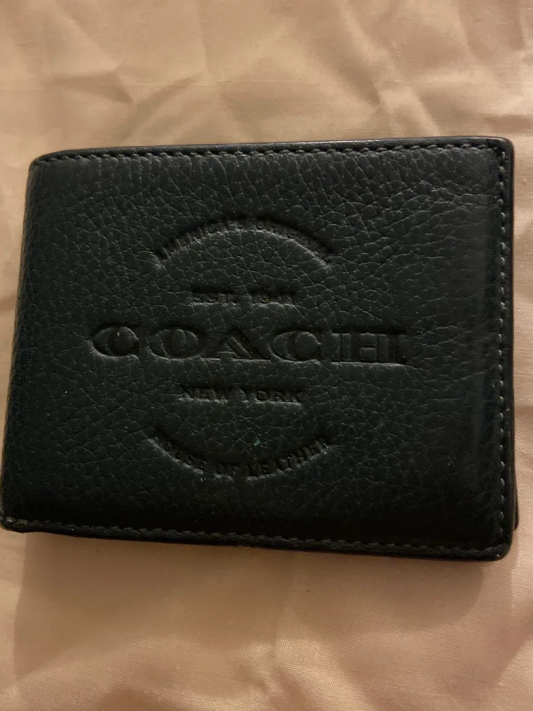 Coach Black Leather Wallet thumbnail
