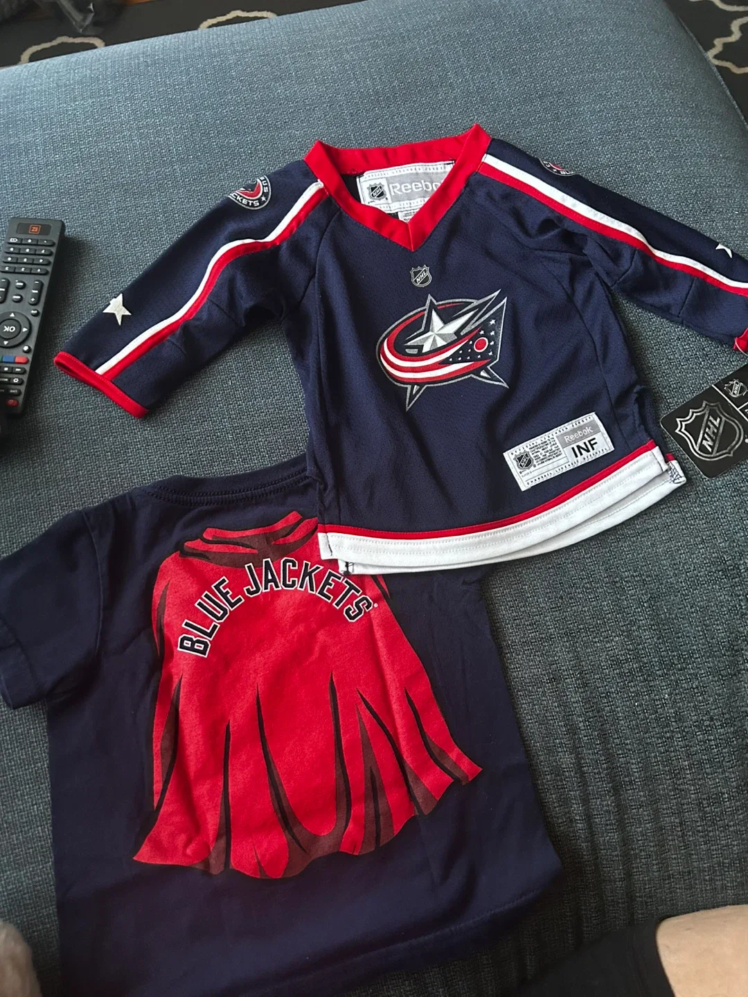 Columbus Blue Jackets Baby Jersey & T-Shirt Set 🥕 thumbnail