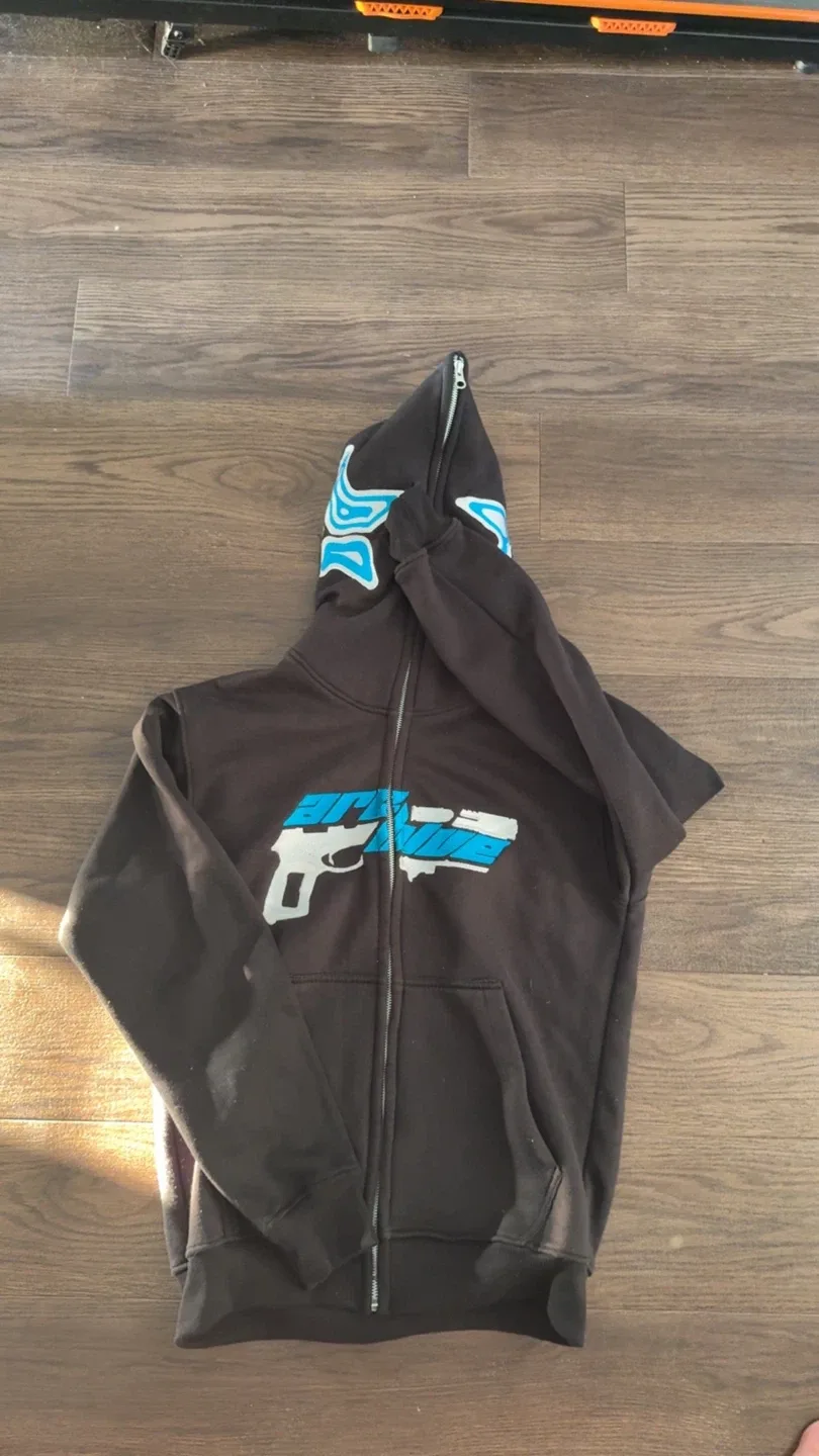 Archive Welcome To The New World Black Hoodie thumbnail