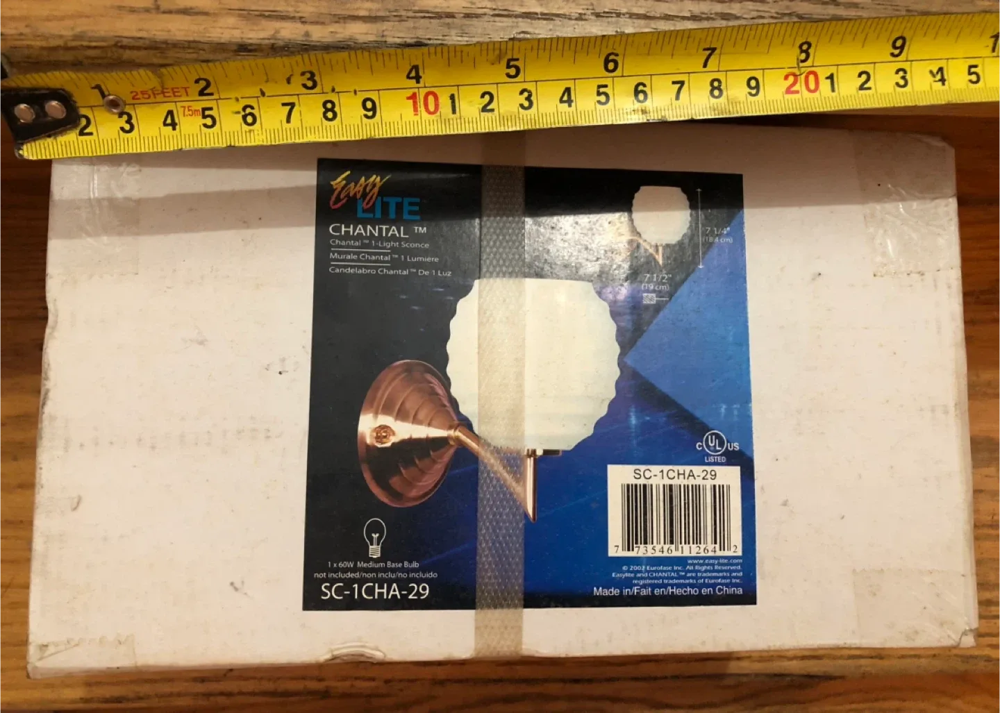 🥕Easy Lite Chantal 1-Light Sconce - New in Box image indicator(2)