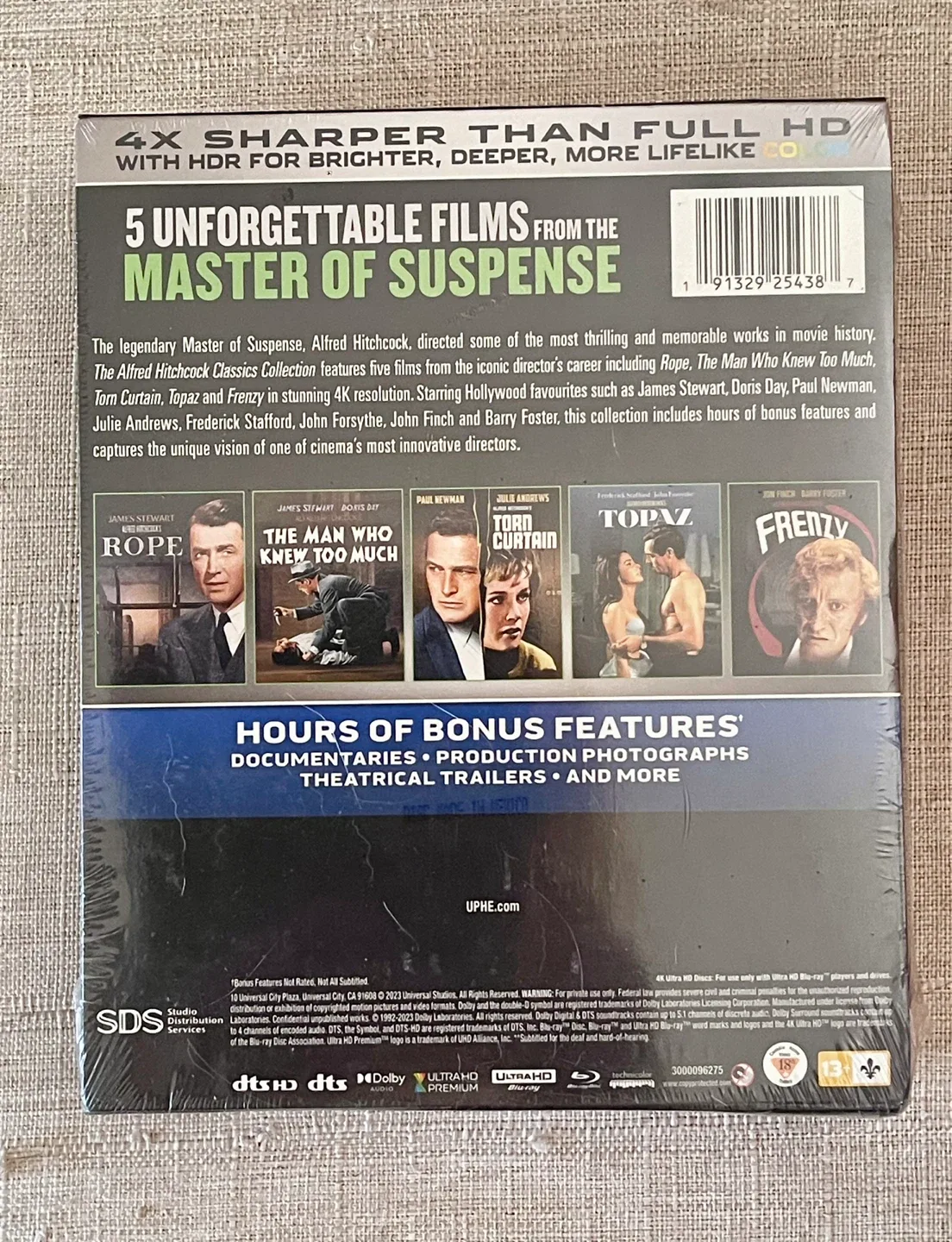 NEW Alfred Hitchcock Classics Collection 4K Ultra HD Blu-ray image indicator(2)