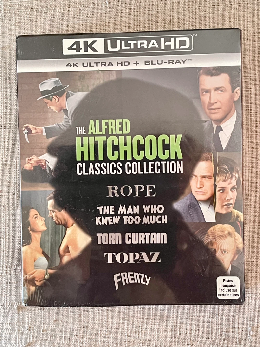 NEW Alfred Hitchcock Classics Collection 4K Ultra HD Blu-ray
