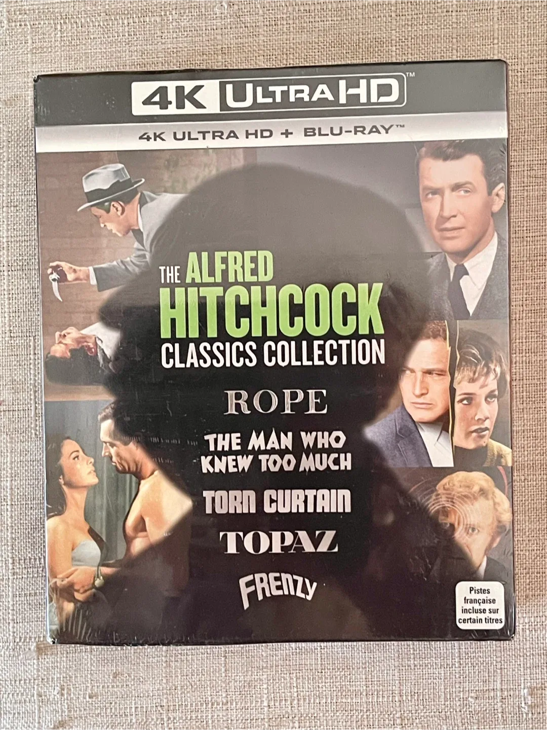 NEW Alfred Hitchcock Classics Collection 4K Ultra HD Blu-ray thumbnail