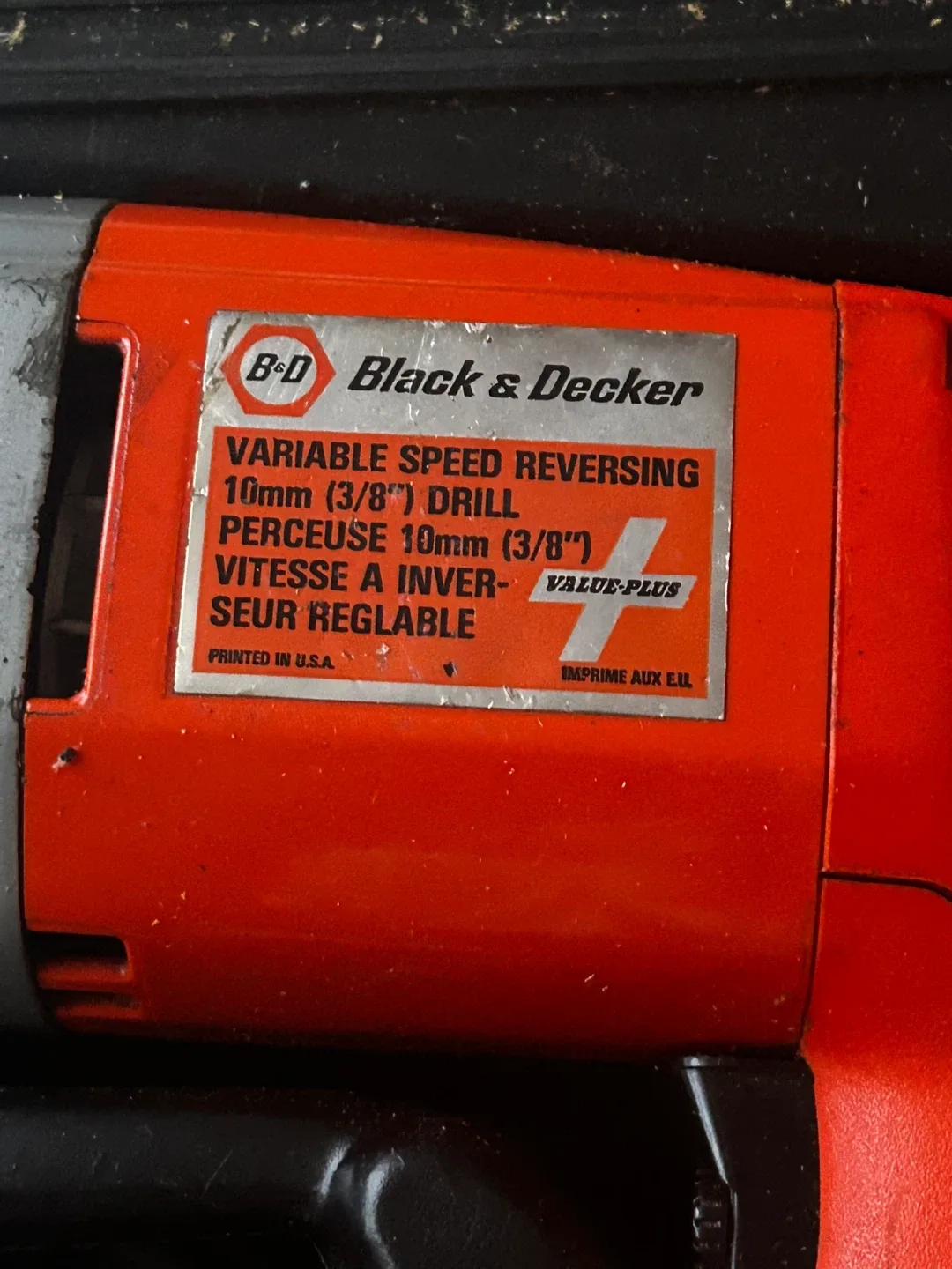 Vintage Black & Decker Variable Speed Reversing Drill 🥕 image indicator(2)