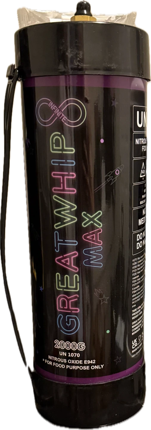 Cream charger. Infinite Great Whip Max 2000G - photo 2