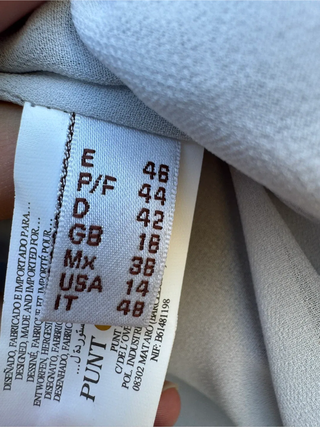 Punt Roma Grey Blazer - Size 14 image indicator(4)