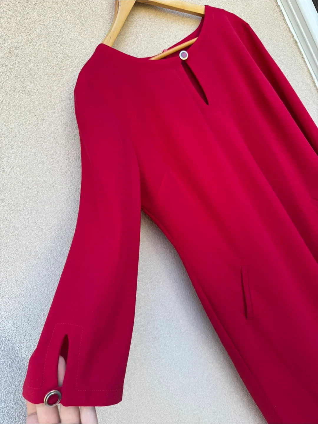 Anima Line Red Dress - Size 46 image indicator(3)