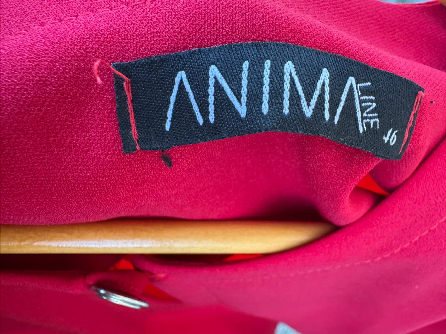 Anima Line Red Dress - Size 46 image indicator(4)