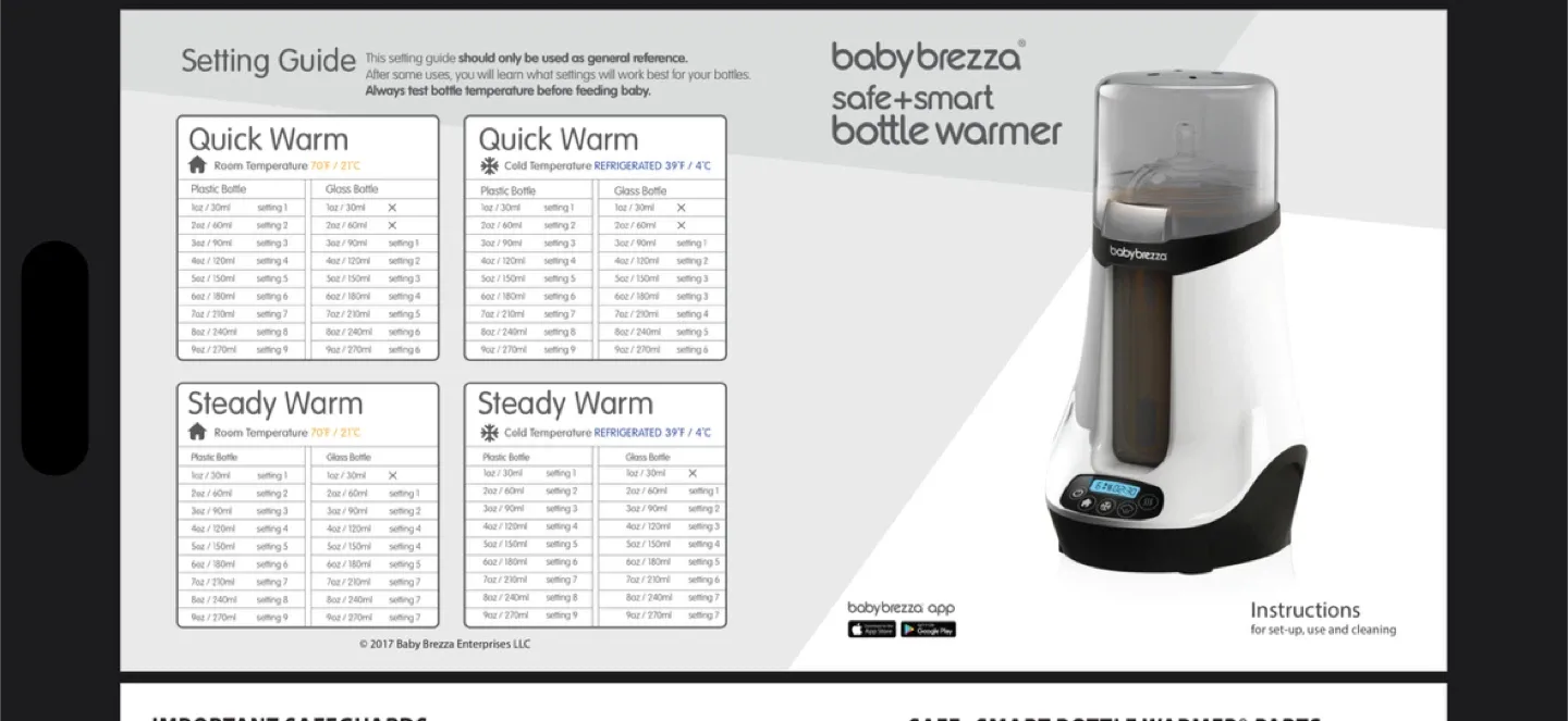 Baby Brezza Smart Bottle Warmer image indicator(6)