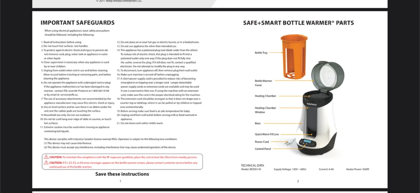 Baby Brezza Smart Bottle Warmer image indicator(7)