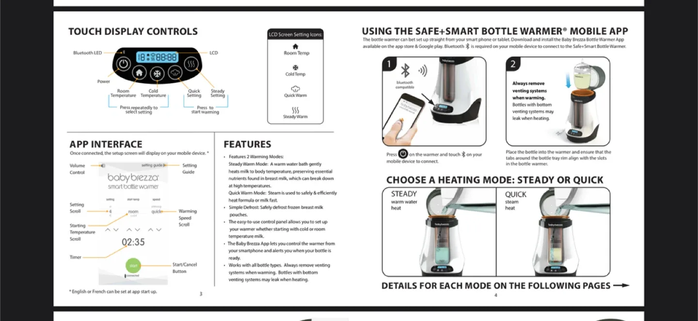 Baby Brezza Smart Bottle Warmer image indicator(8)