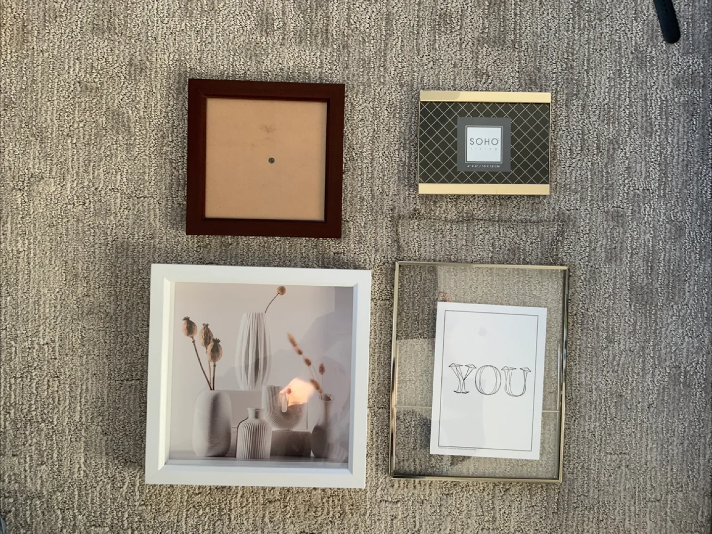 Set of 4 Assorted Picture Frames image indicator(2)
