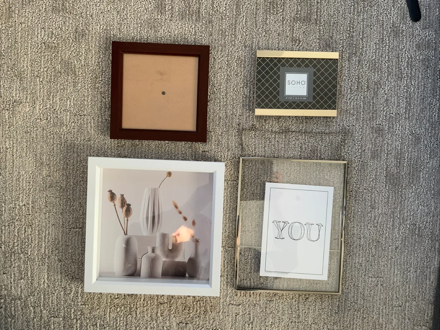 Set of 4 Assorted Picture Frames image indicator(6)