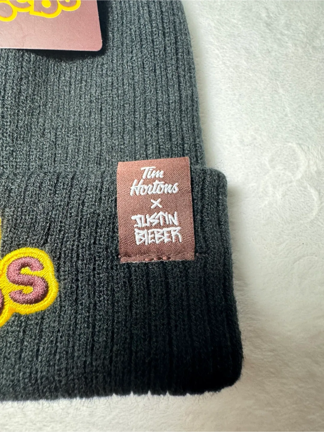 NEW Tim Hortons x Justin Bieber "Tim Biebs" Toque - New! image indicator(3)