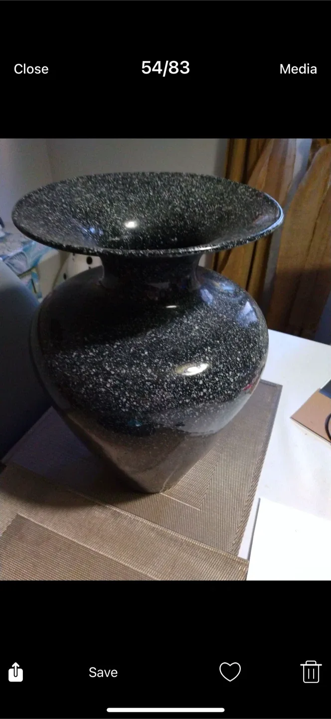 Black Speckled Vase thumbnail