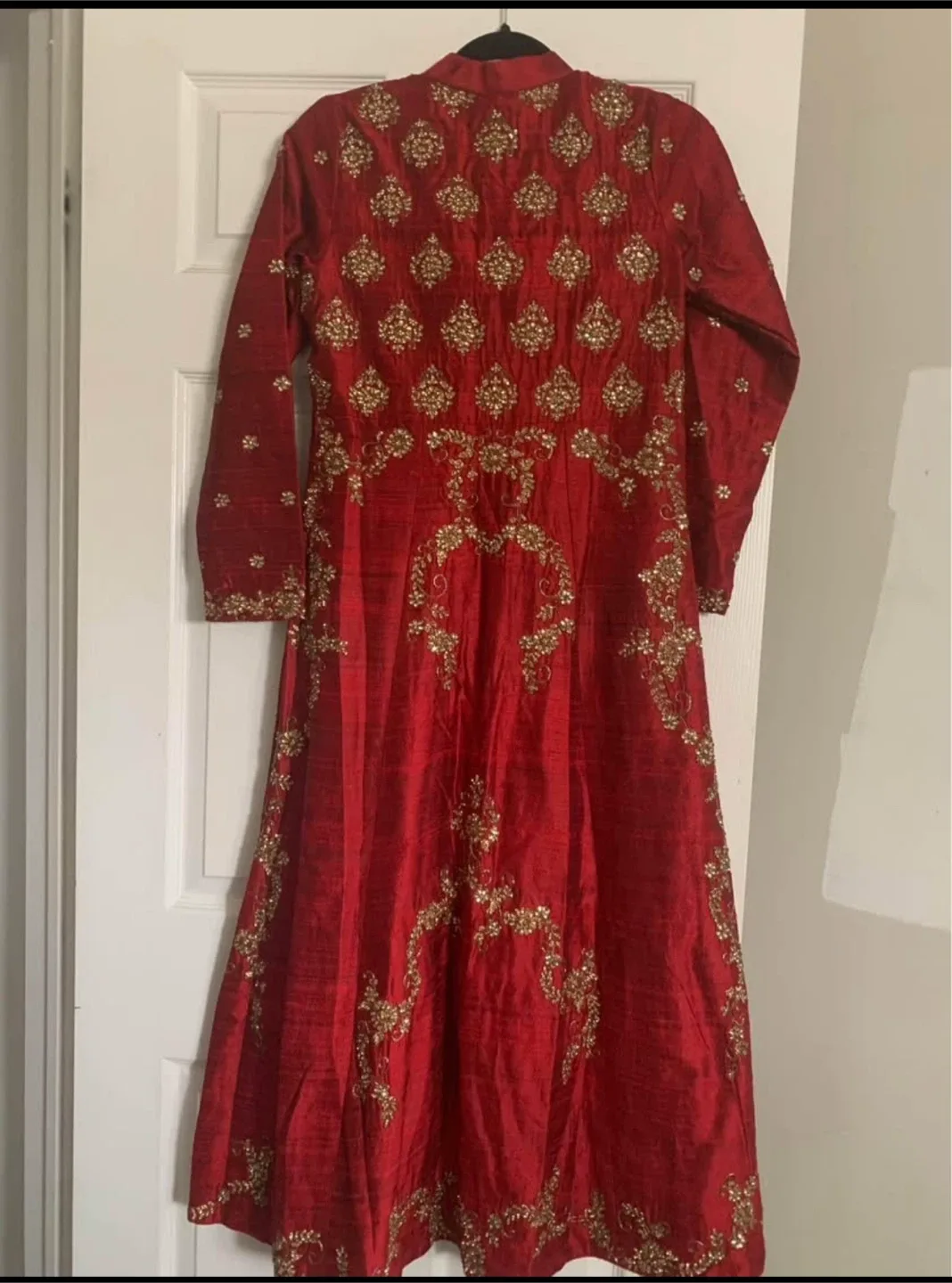 Raw silk Indian bridal top image indicator(3)