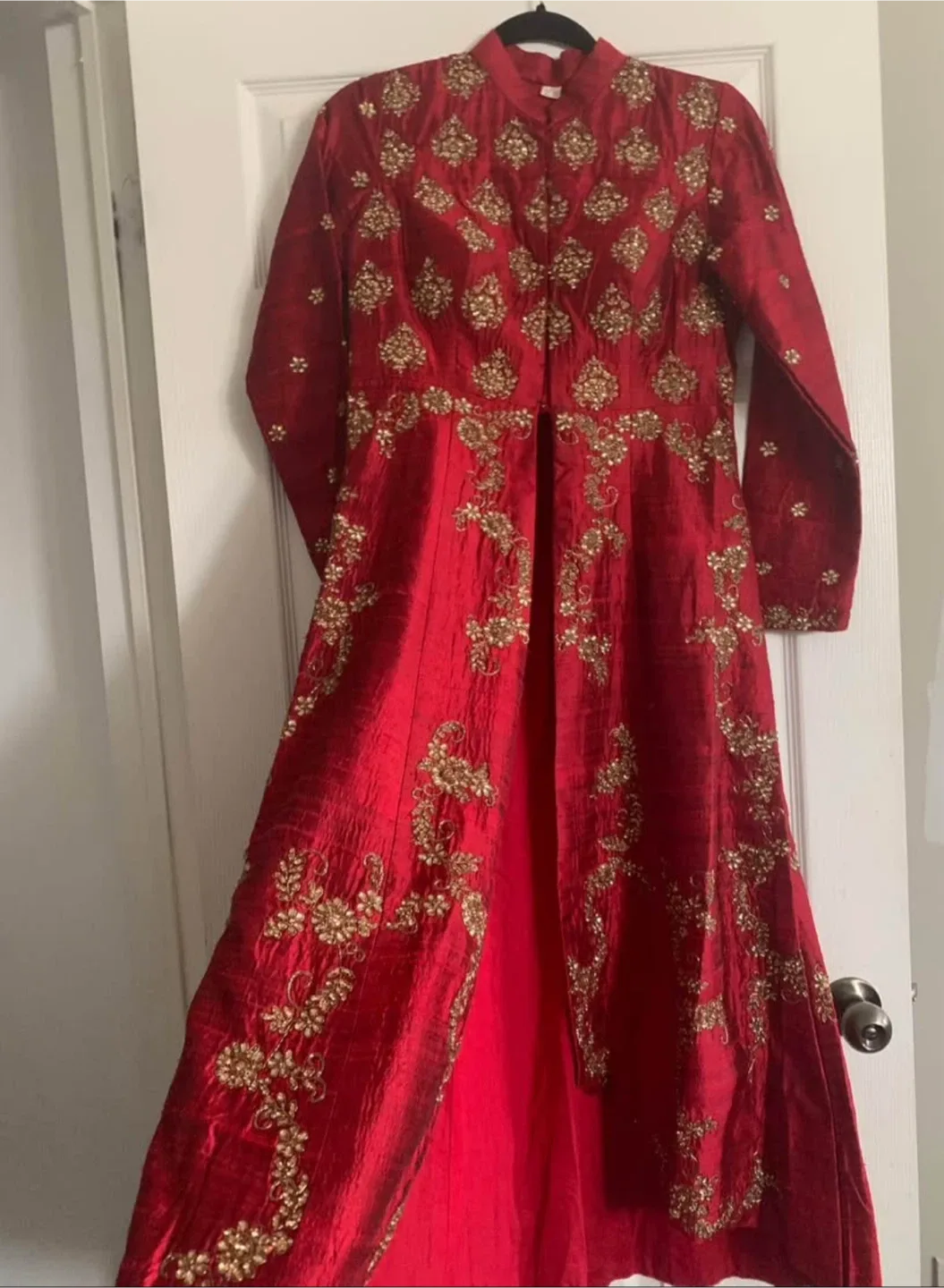 Raw silk Indian bridal top thumbnail