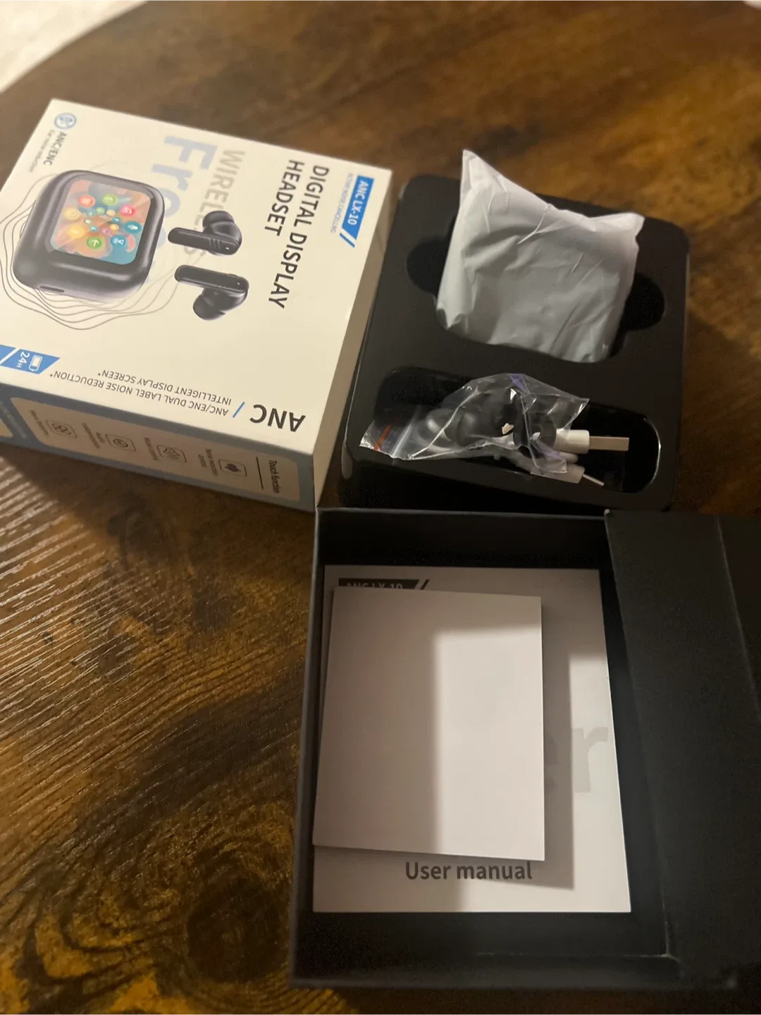 ANC LX-10 Digital Display Headset - Wireless Earbuds image indicator(4)