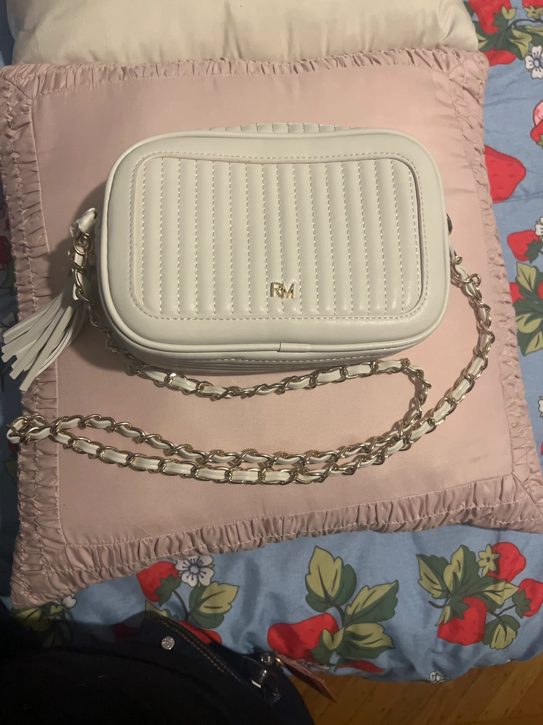 Rebecca Minkoff White Leather Crossbody Bag