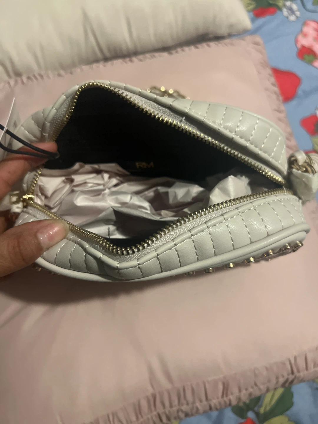 Rebecca Minkoff White Leather Crossbody Bag - photo 3