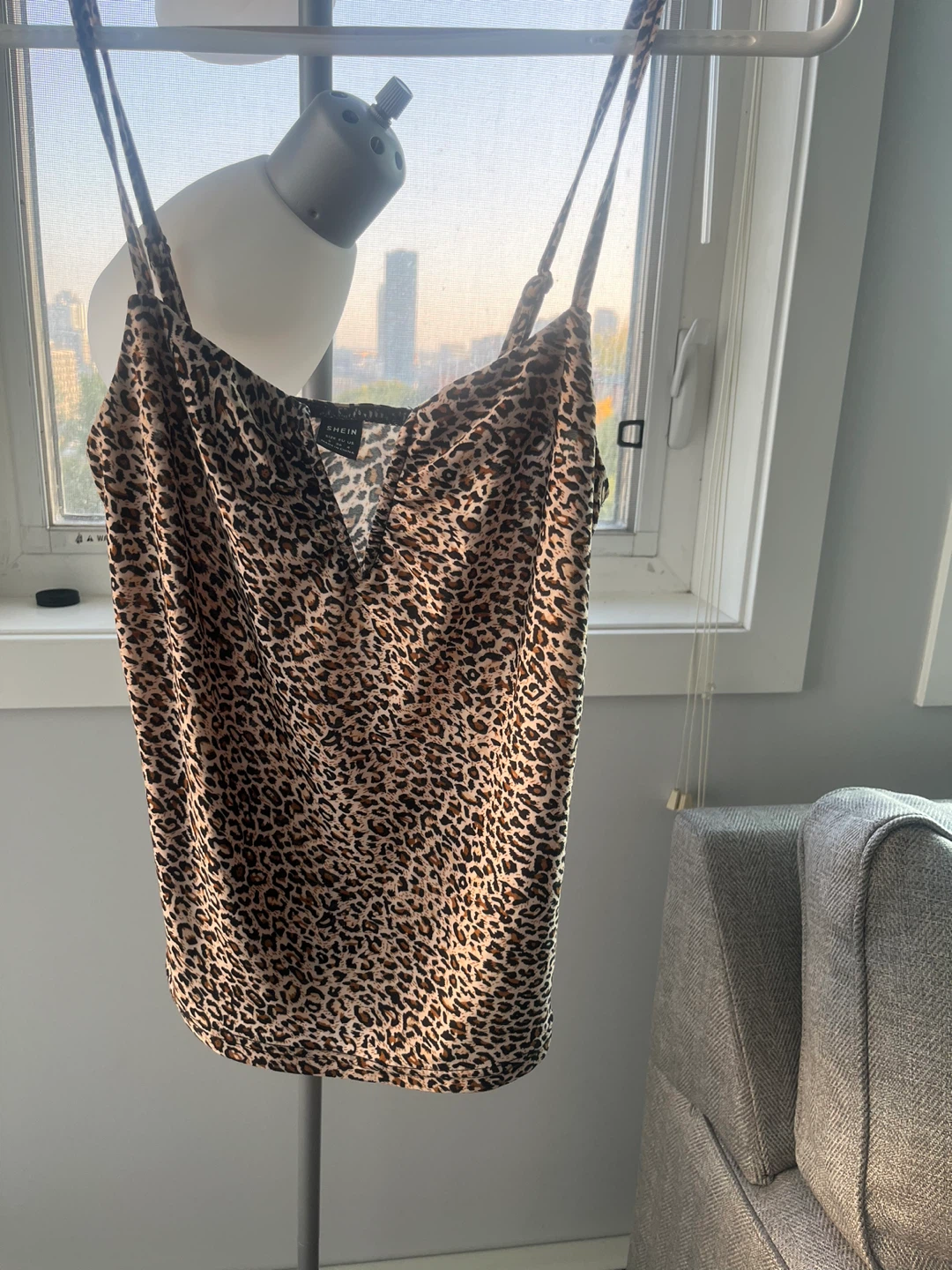 Shein Leopard Print Cami Top - Size S