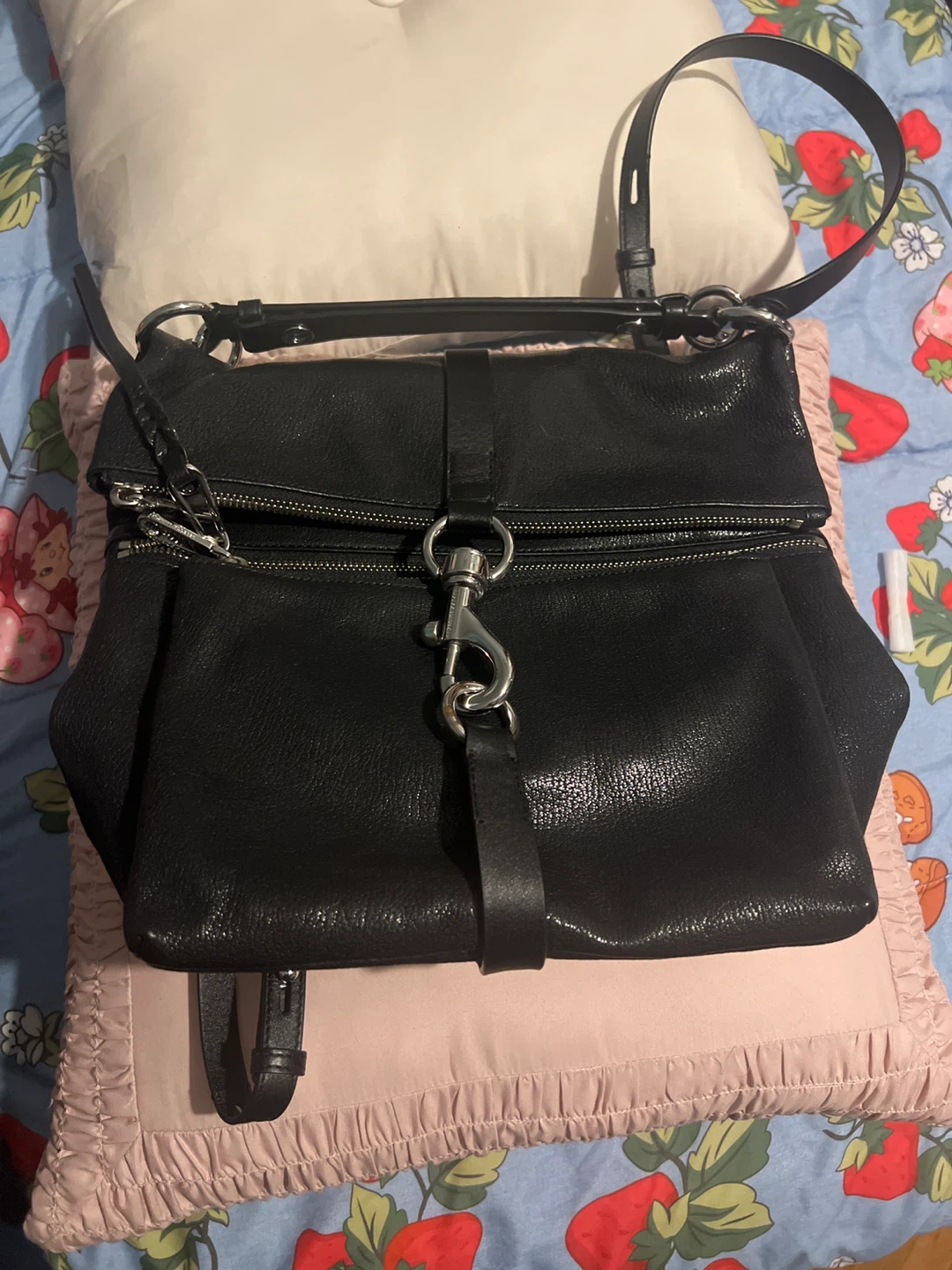 Rebecca Minkoff Black Leather Backpack