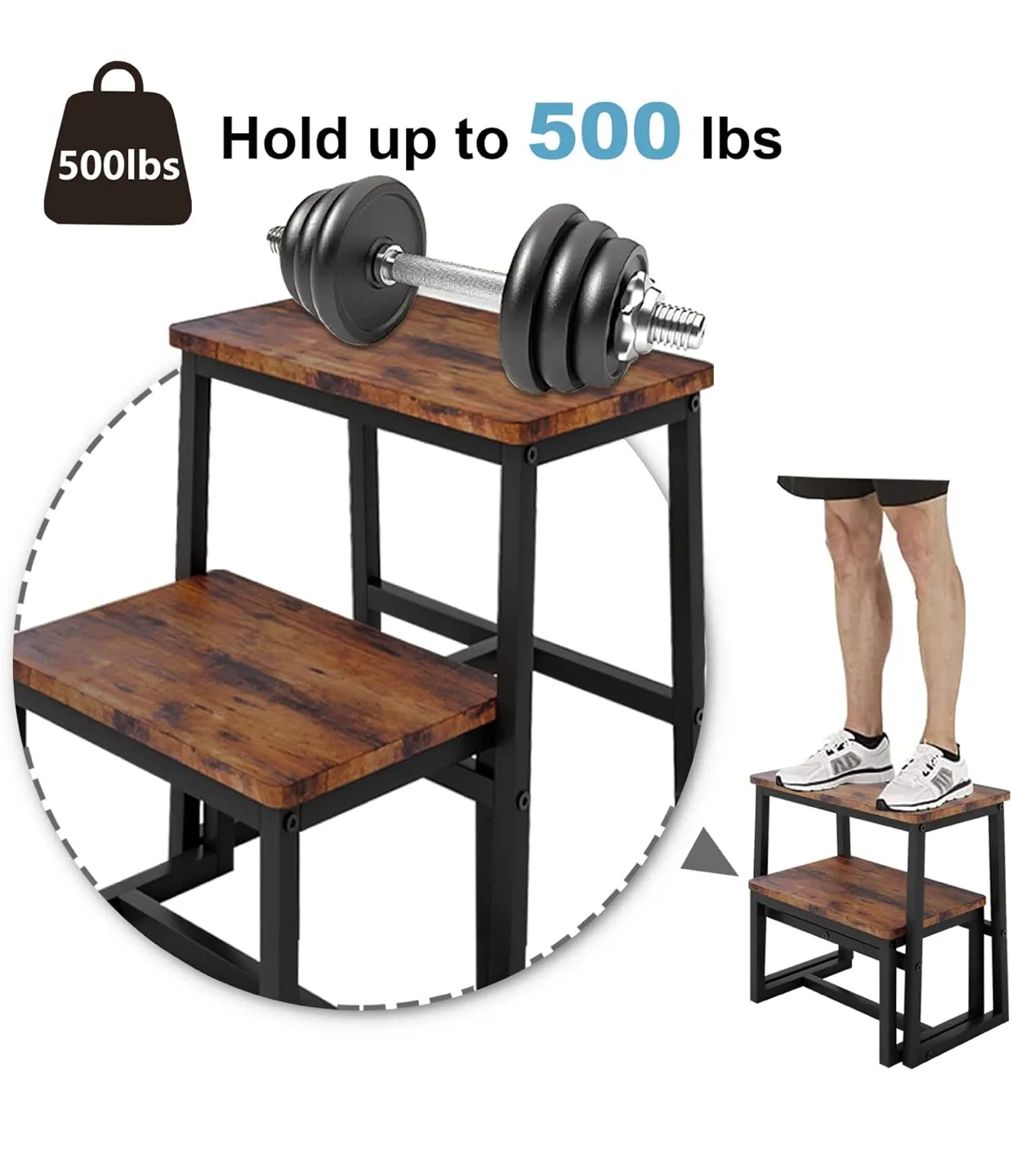 3-in-1 Step Stool, Two-Step Stool image indicator(5)