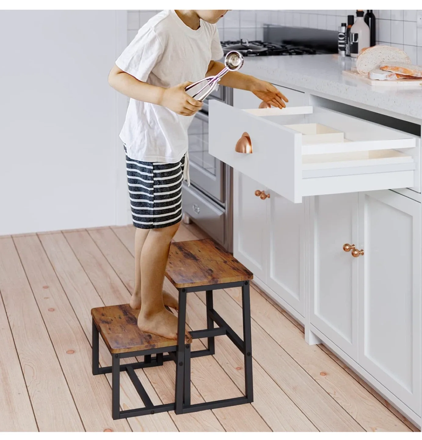 3-in-1 Step Stool, Two-Step Stool image indicator(2)