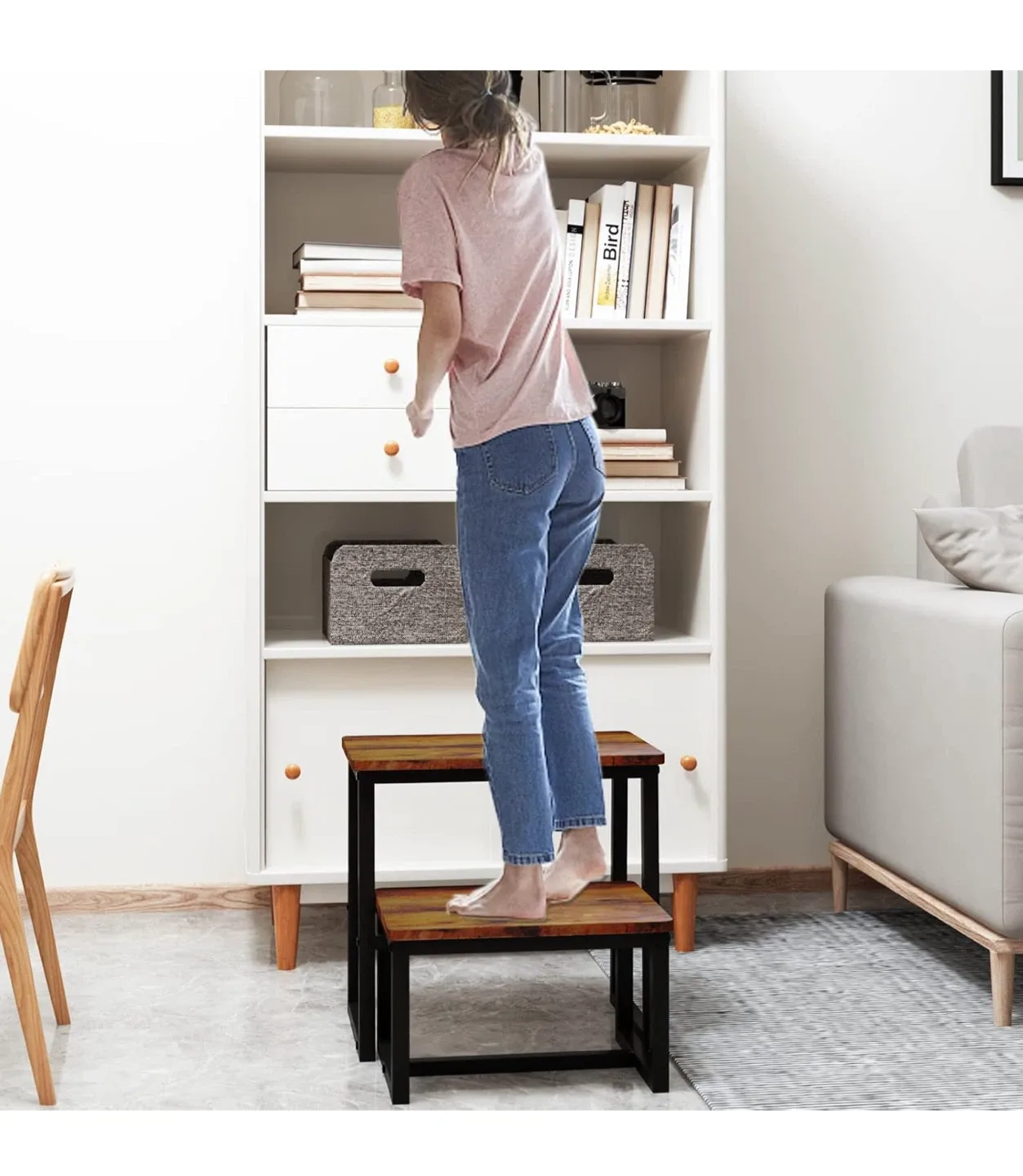3-in-1 Step Stool, Two-Step Stool image indicator(7)
