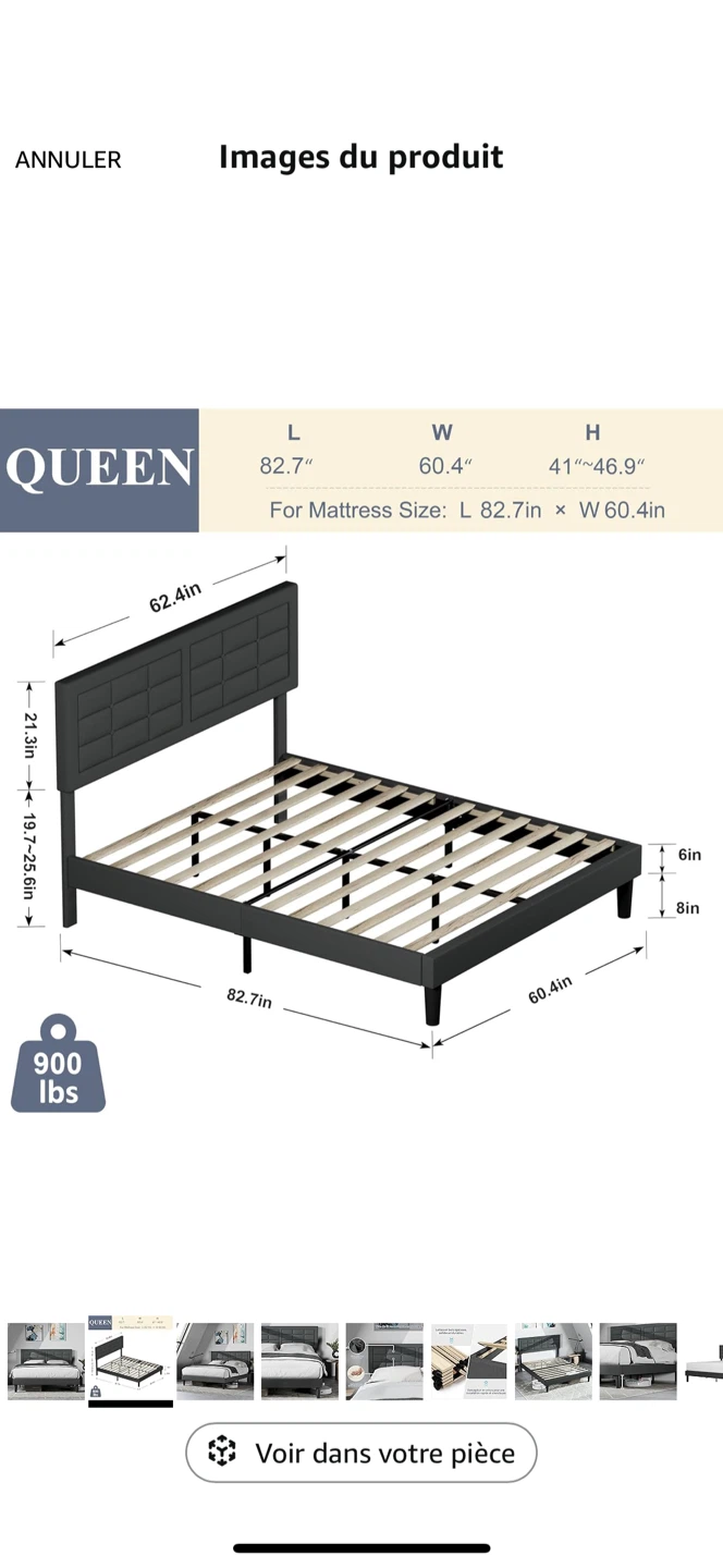 New Bed queen size+ Mastress never used - photo 4