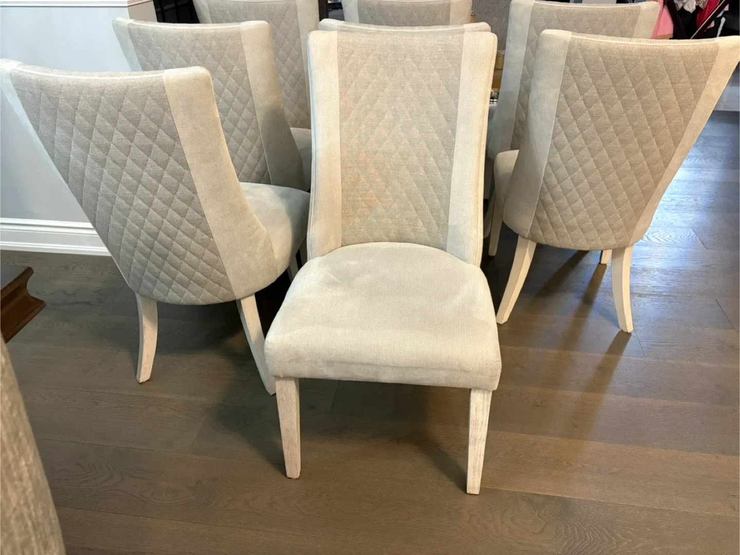 Custom made dining set & 8 chairs ret $8000 interiors furniture image indicator(3)