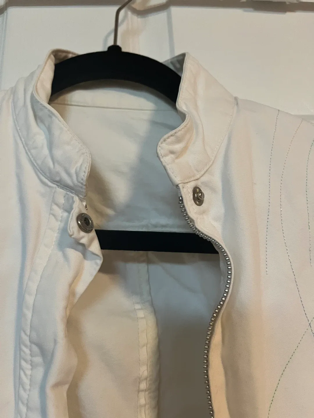 White Denim Jacket - Size Small image indicator(3)
