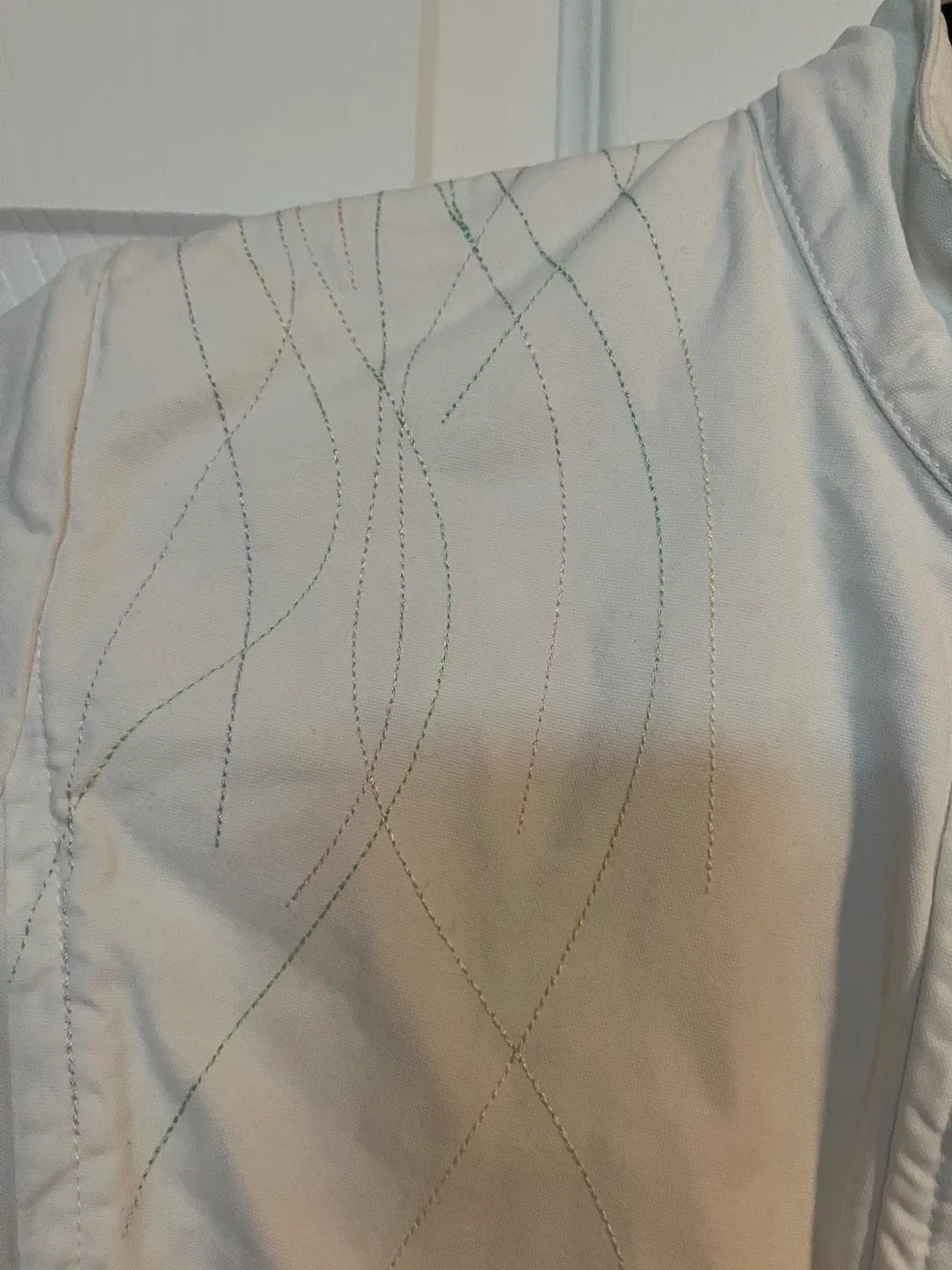 White Denim Jacket - Size Small image indicator(4)