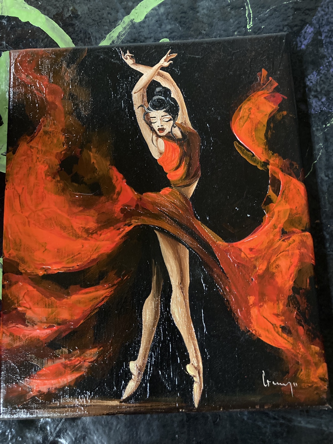 Original Painting - Flamenco Dancer