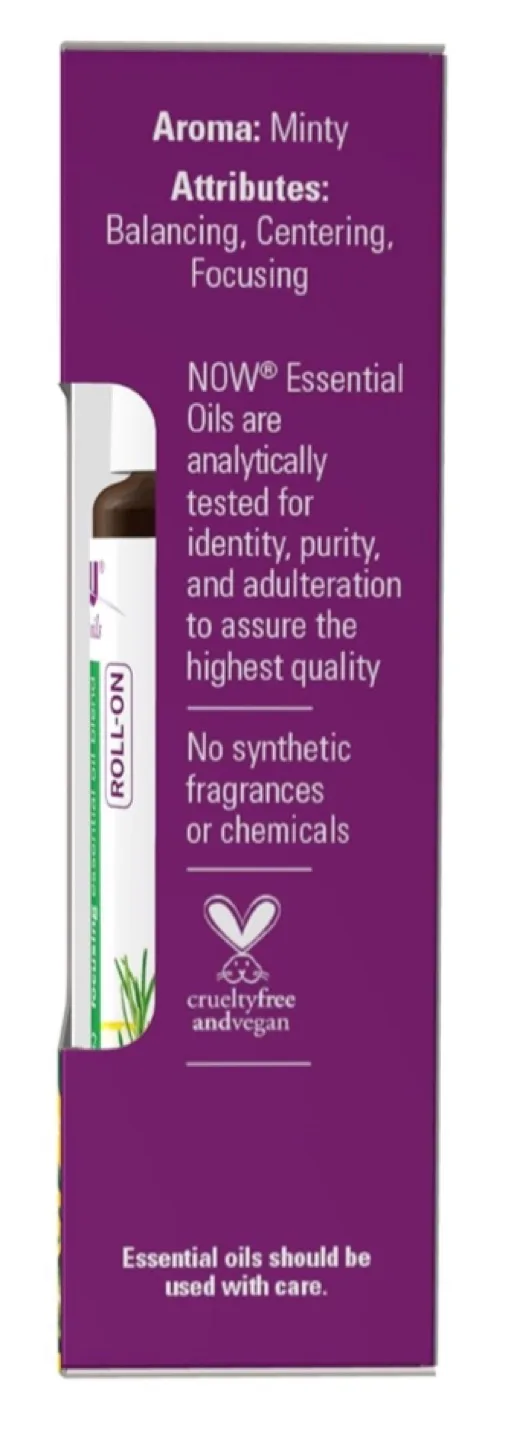 NOW brand ORGANIC Roll-on for Energy, Focus, Refresh image indicator(3)