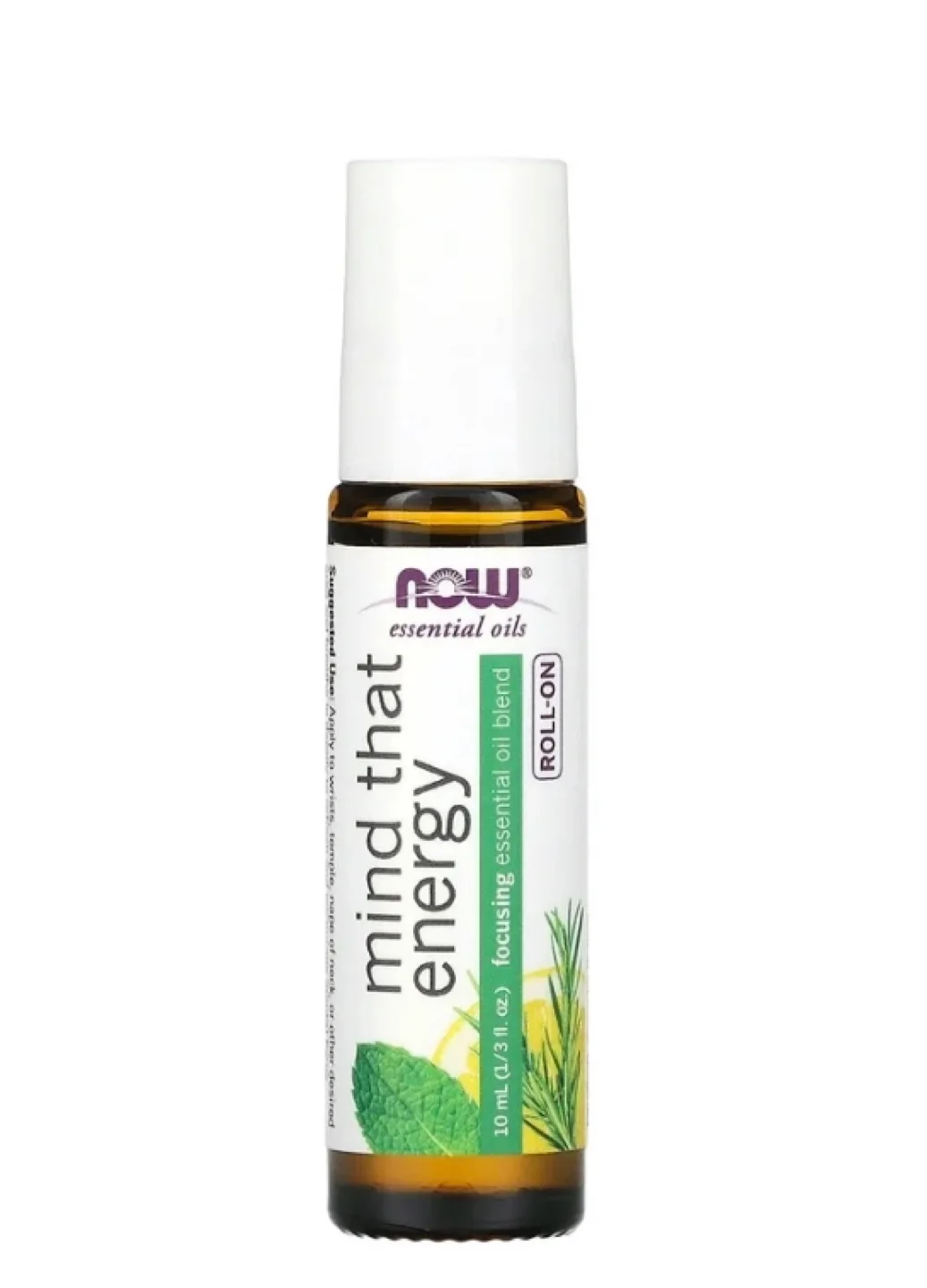 NOW brand ORGANIC Roll-on for Energy, Focus, Refresh thumbnail