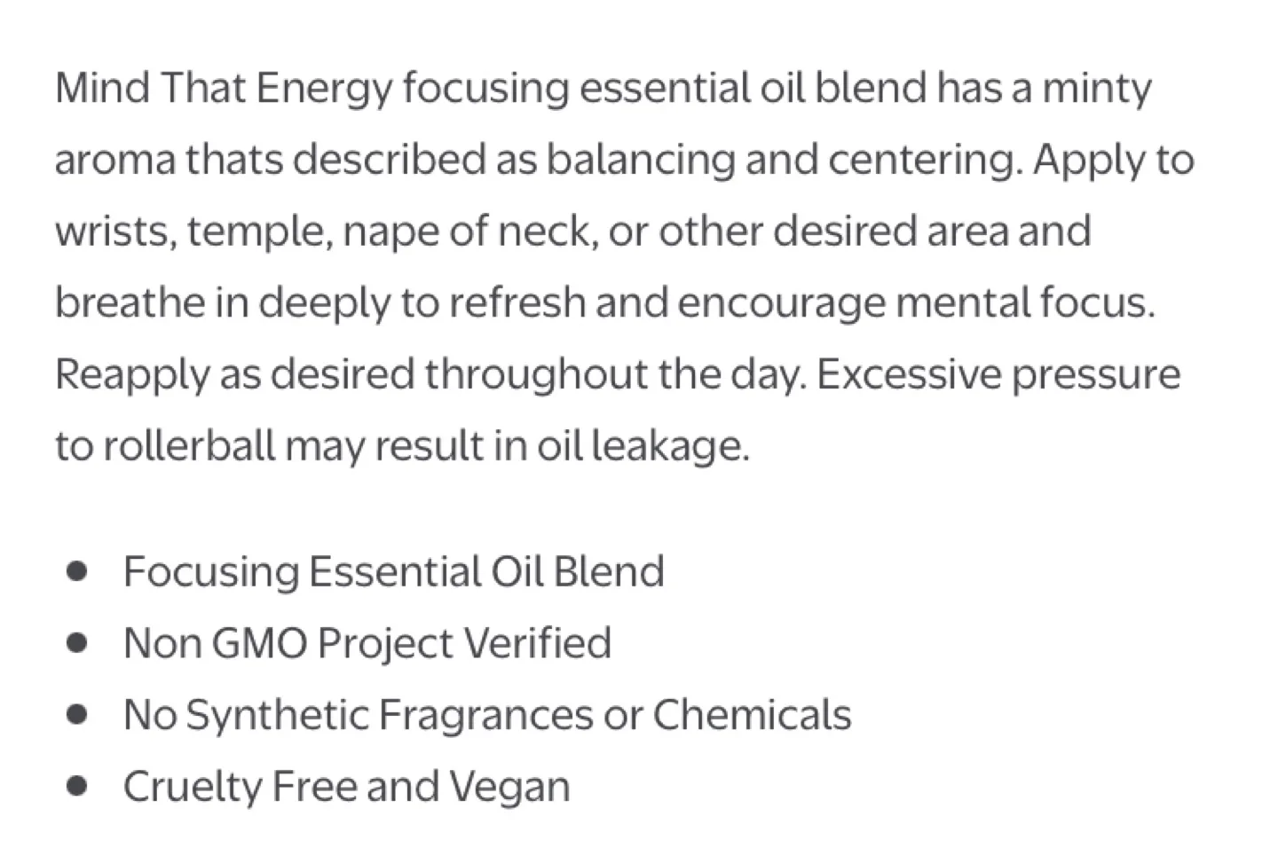 NOW brand ORGANIC Roll-on for Energy, Focus, Refresh image indicator(4)