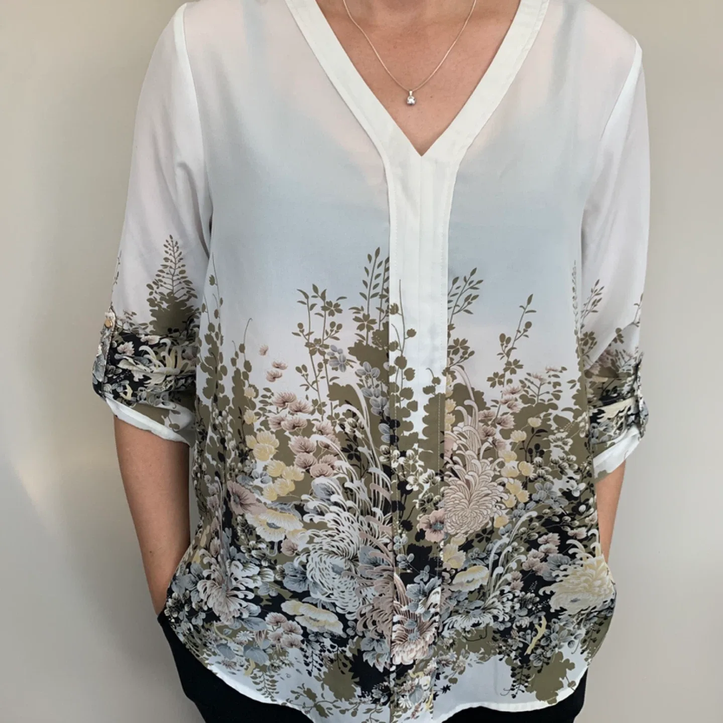 Ricki's Floral Blouse - Size 12 thumbnail