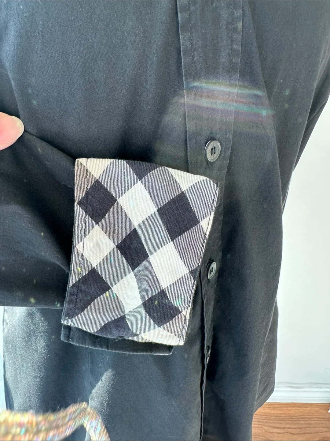 Burberry Black Button-Down Shirt image indicator(5)