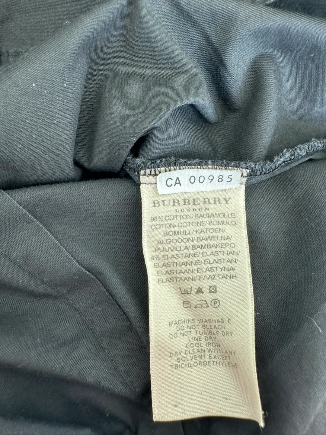 Burberry Black Button-Down Shirt image indicator(10)