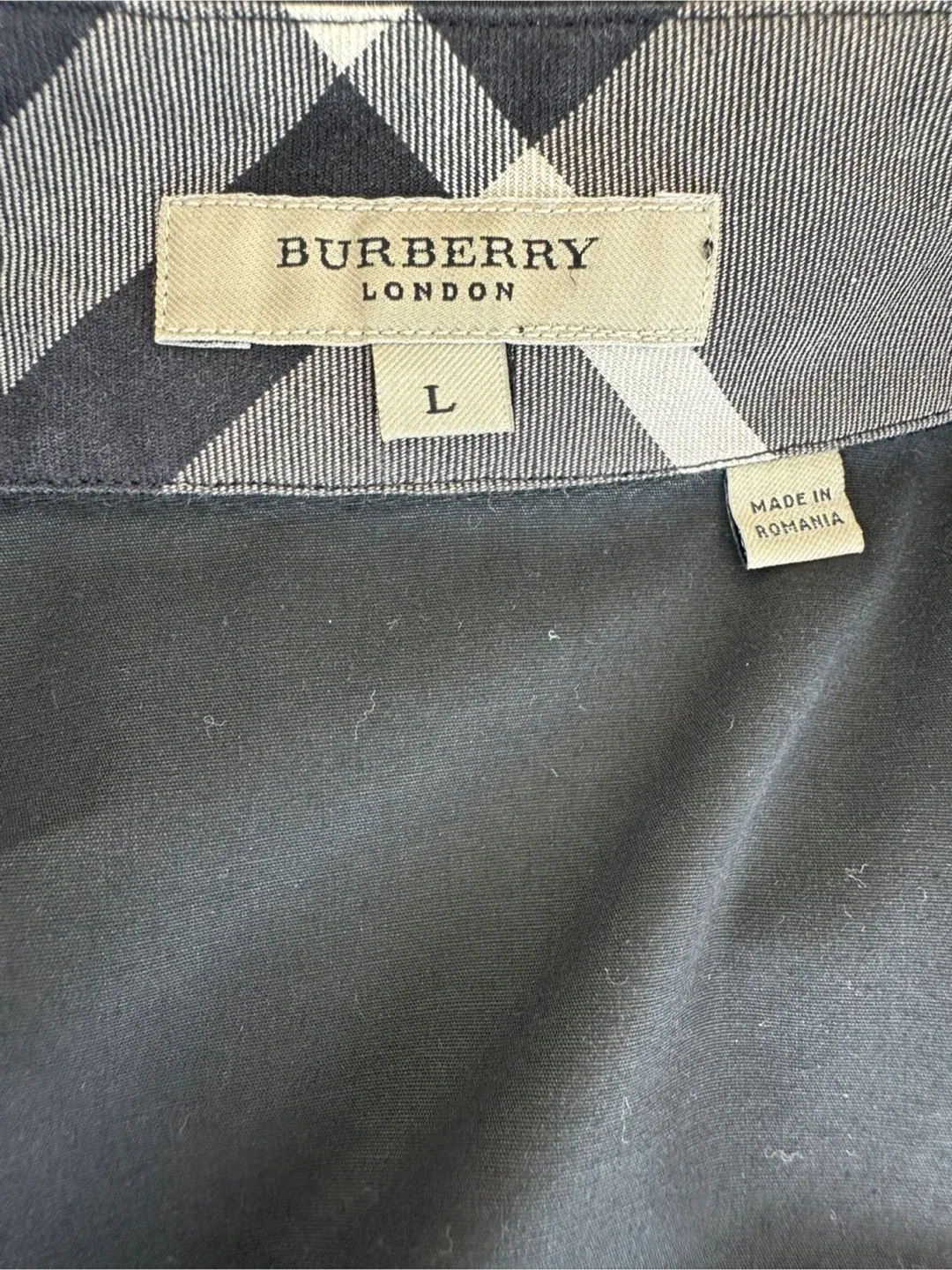 Burberry Black Button-Down Shirt image indicator(9)