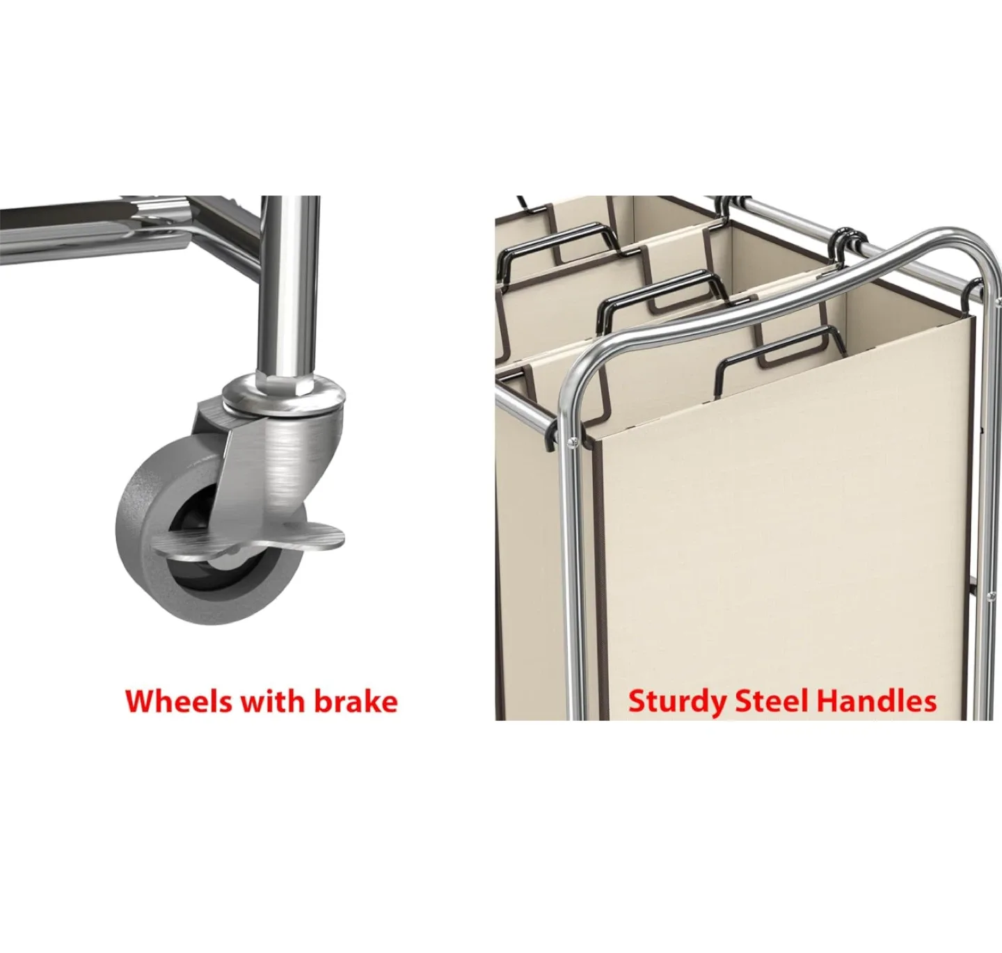 Rolling Laundry Sorter Cart image indicator(5)