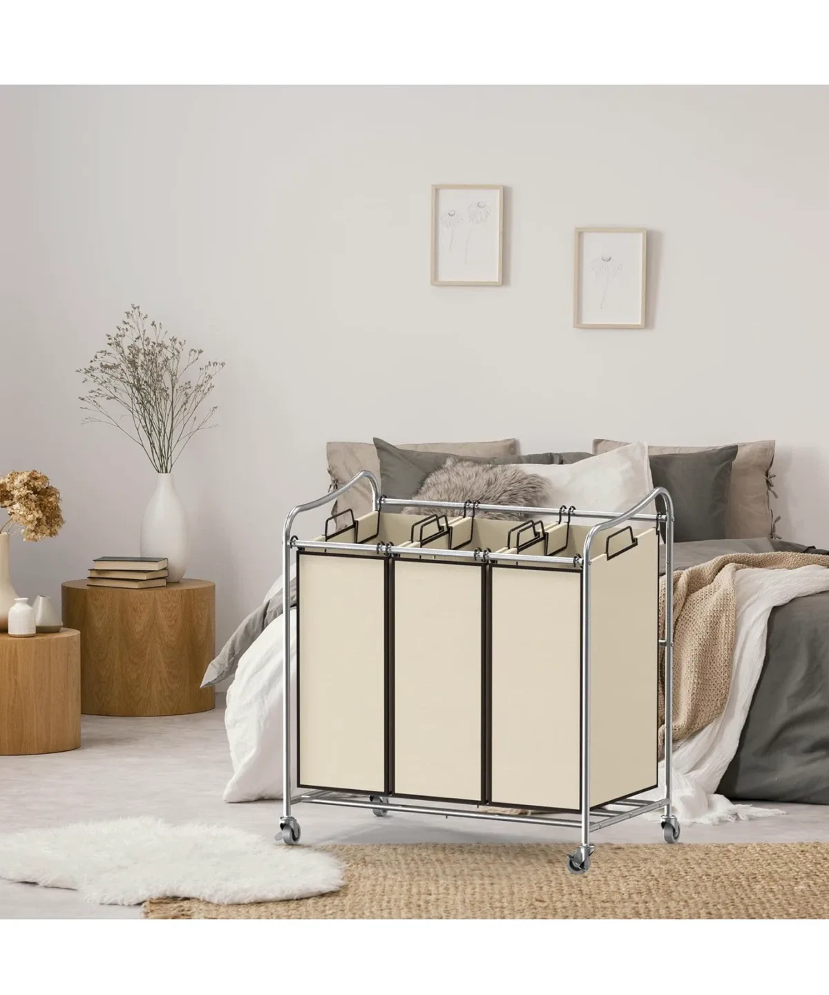 Rolling Laundry Sorter Cart image indicator(7)