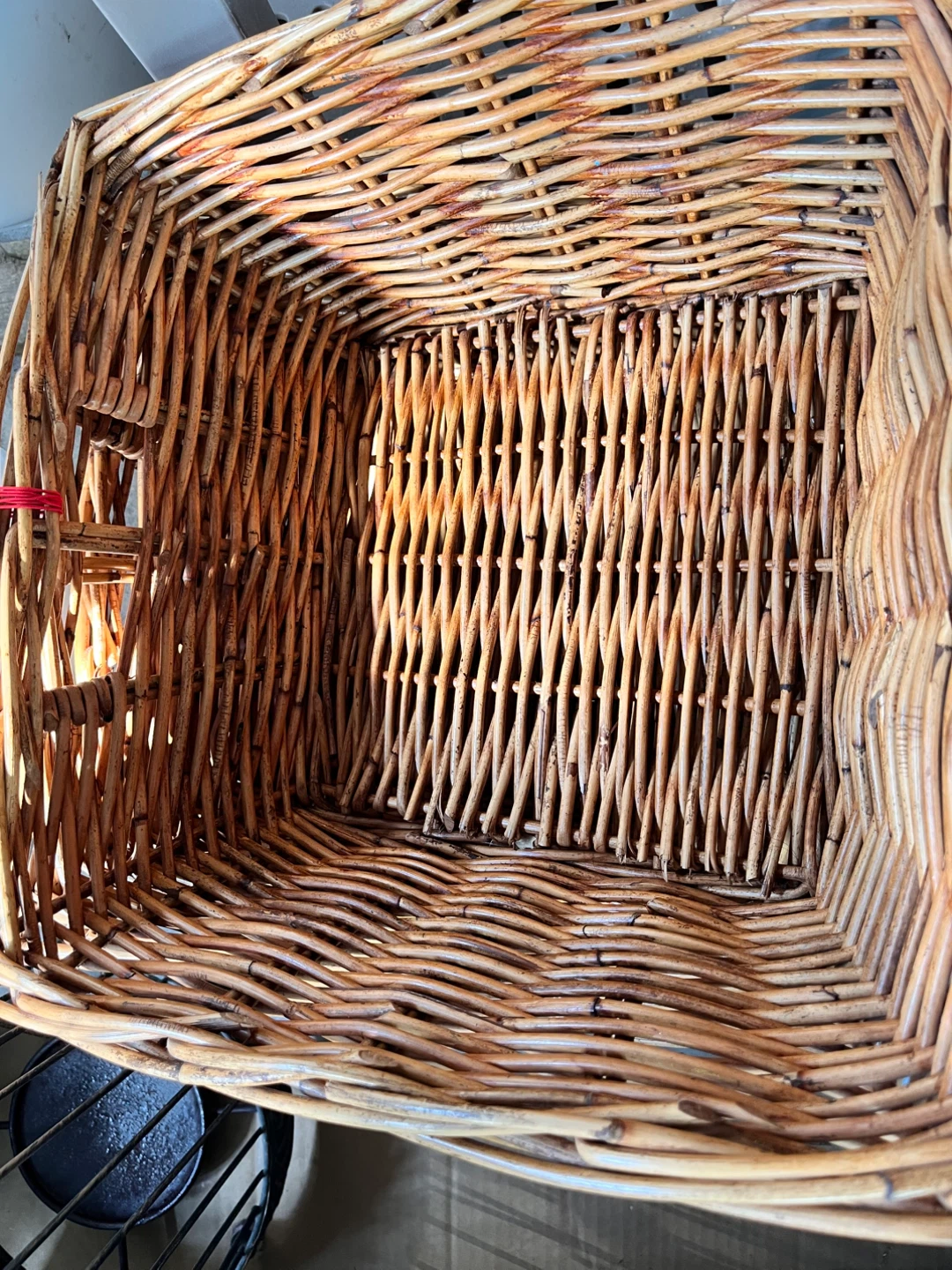 Three Wicker Storage Baskets - photo 2