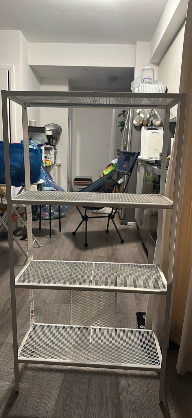 IKEA BAGGEBO White Shelf Unit - photo 2