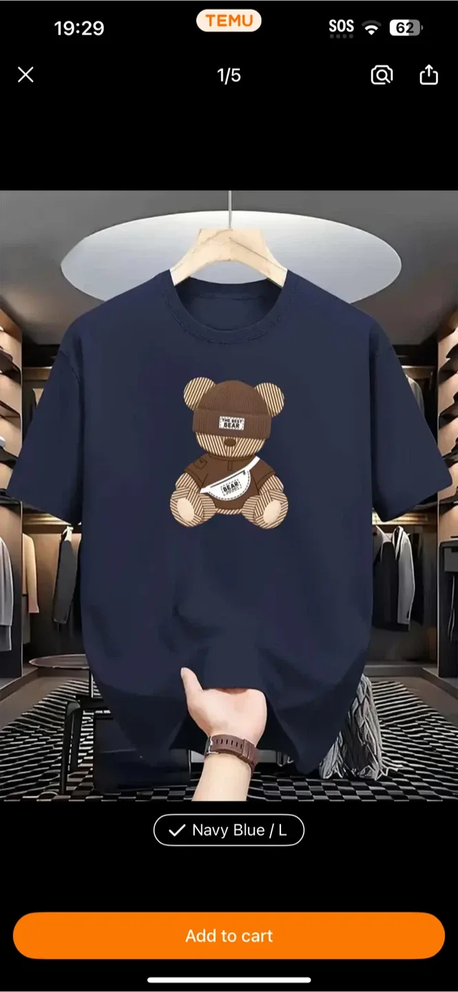 Men’s New T-Shirt. Size M/L image indicator(2)