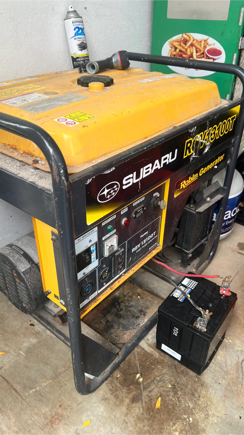 Subaru RGV13100T Robin Generator - photo 2
