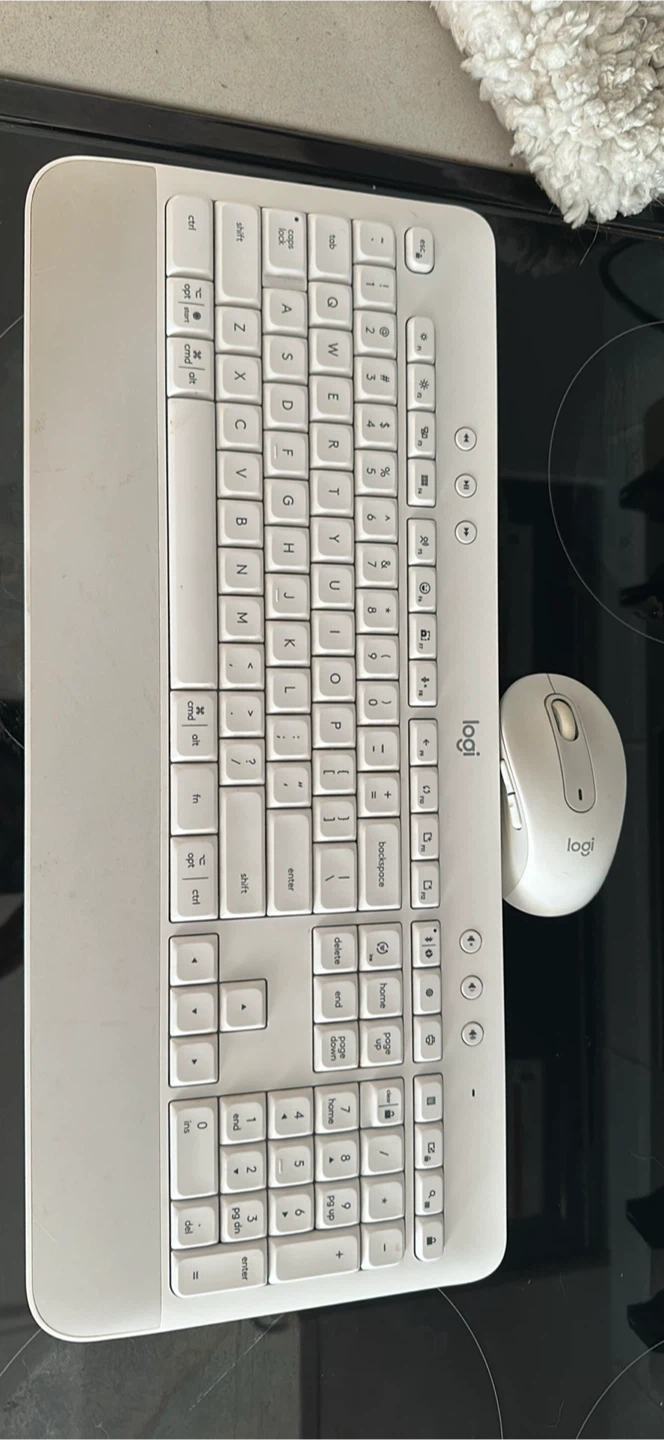 Logitech Keyboard and Mouse Combo - White - photo 2